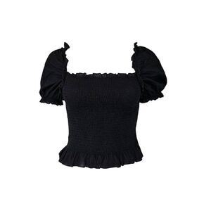 goth milkmaid blouse